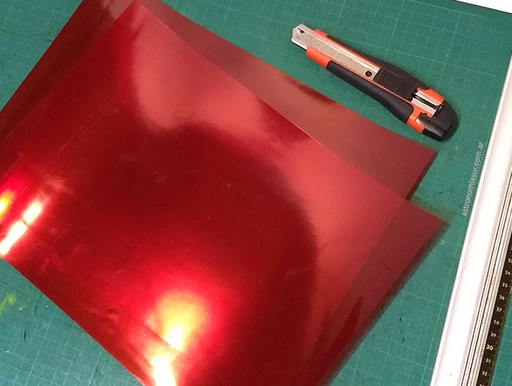 Tutorial Filtro Acetato Rojo