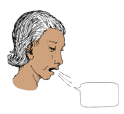 Alt= a woman breathing forcefully through her mouth Alt= a woman breathing forcefully through her mouth