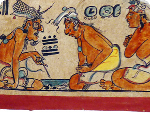 maya drawing of daily life